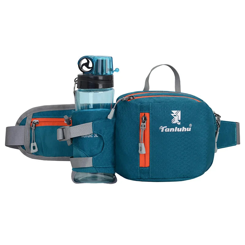 Ceinture de running pour Gourde Sport. Blue