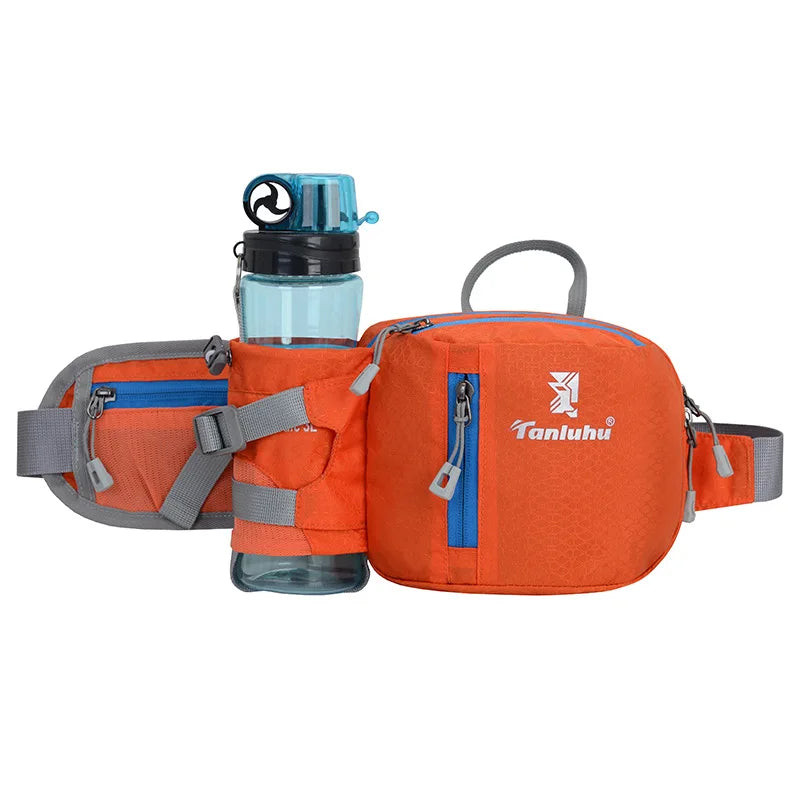 Ceinture de running pour Gourde Sport. Orange