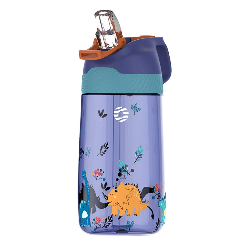 Gourde Enfant Tritan avec Paille Sans BPA FJbottle 450ml DINO
