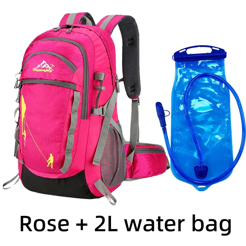 Sac à Dos d'Hydratation pour Sports 35L Rose, 2L water bag