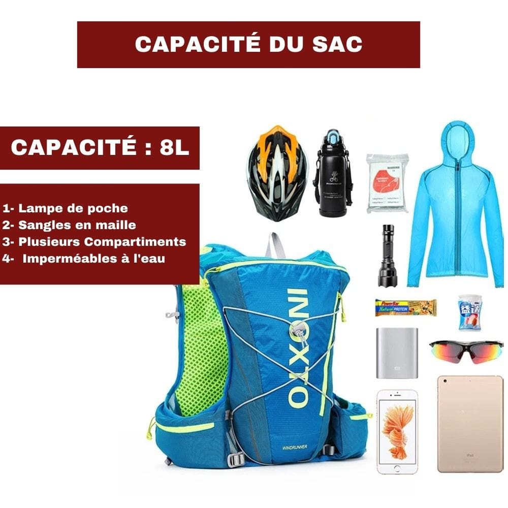 Sac à dos d'hydratation INOXTO ML