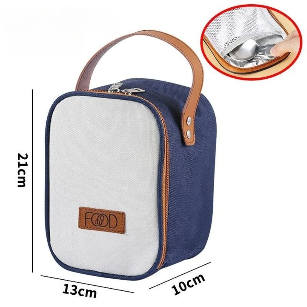 304 Stainless Steel Vacuum Thermal Lunch Box Insulated Lunch Bag Food Warmer Soup Cup Thermos Containers Bento Box for Students