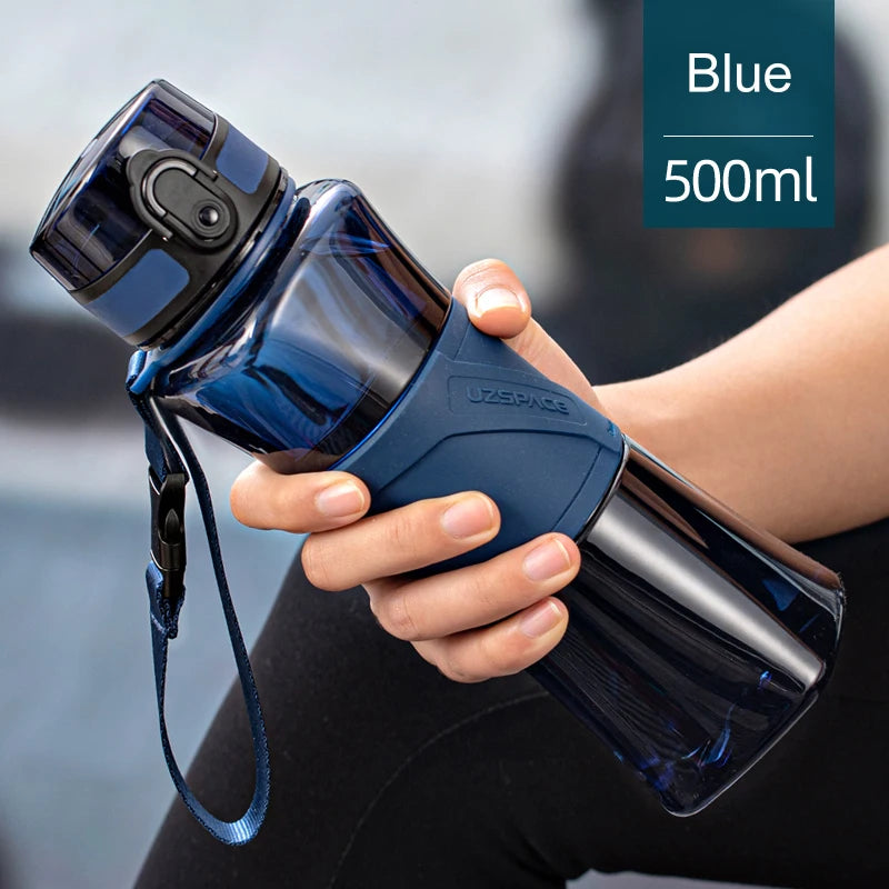 350/500ml Gourde de Sport Tritan sans BPA UZSPACE Blue