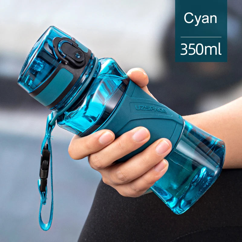 350ml Gourde de Sport Tritan sans BPA UZSPACE Cyan