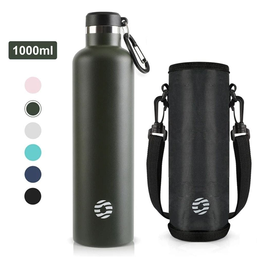 Bouteille Isotherme en Acier Inoxydable 1000ml