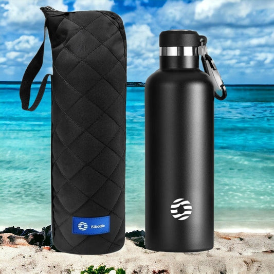 Bouteille Isotherme en Acier Inoxydable 750ml Black 750ml