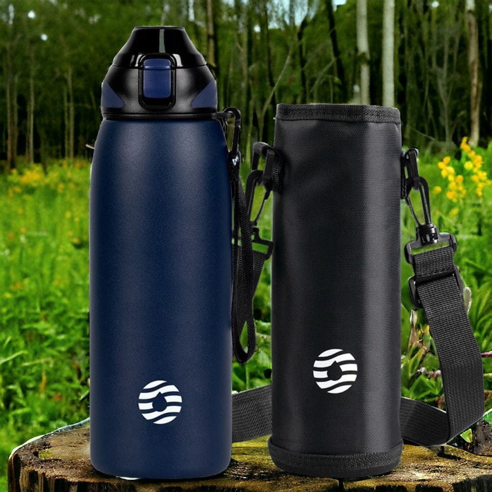 Bouteille Isotherme en Inox pour Sport 600ml Blue