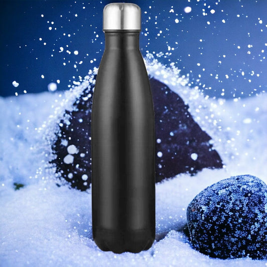 Bouteille Isotherme Sport en Inox 1000ml black