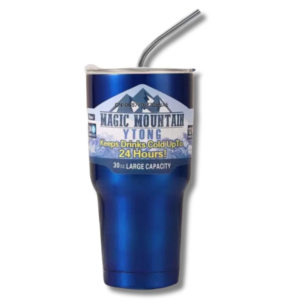Gourde Café Isotherme Inox à Paille 30oz 900ml Bule with Straw-6