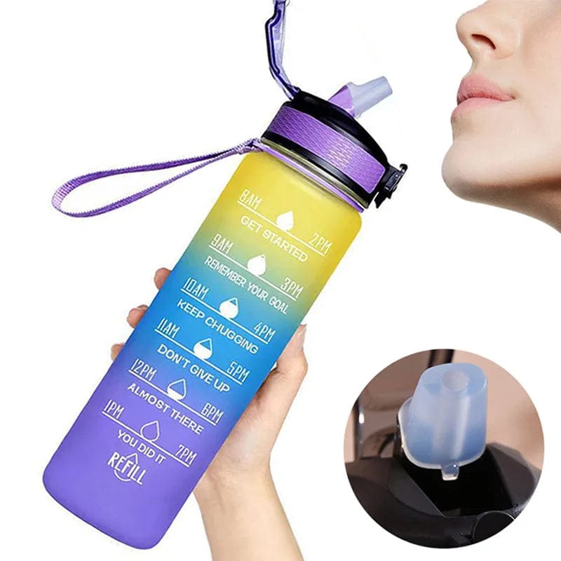 Gourde de Sport en Plastique Sans BPA 1000ml