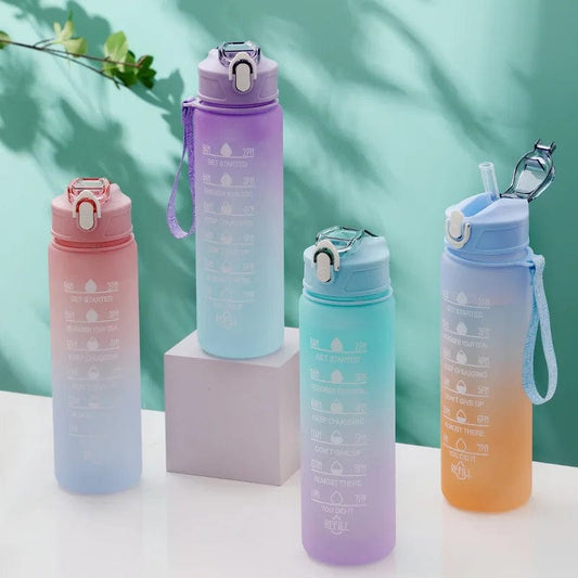 Gourde de Sport en Plastique Sans BPA 900ml
