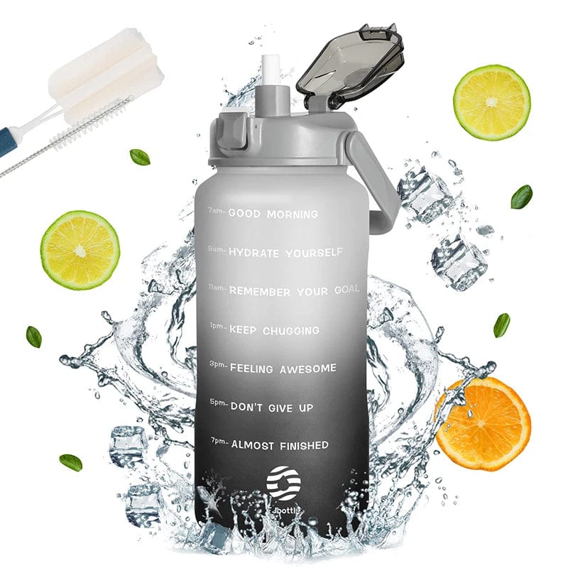 Gourde de Sport Plastique Tritan Adulte 2000ml black gray / CHINA / 2000-2800ml