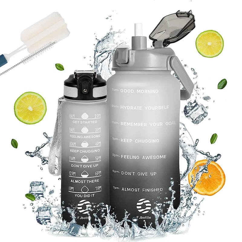 Gourde de Sport Plastique Tritan Adulte 2800ml black gray / CHINA / 2000-2800ml