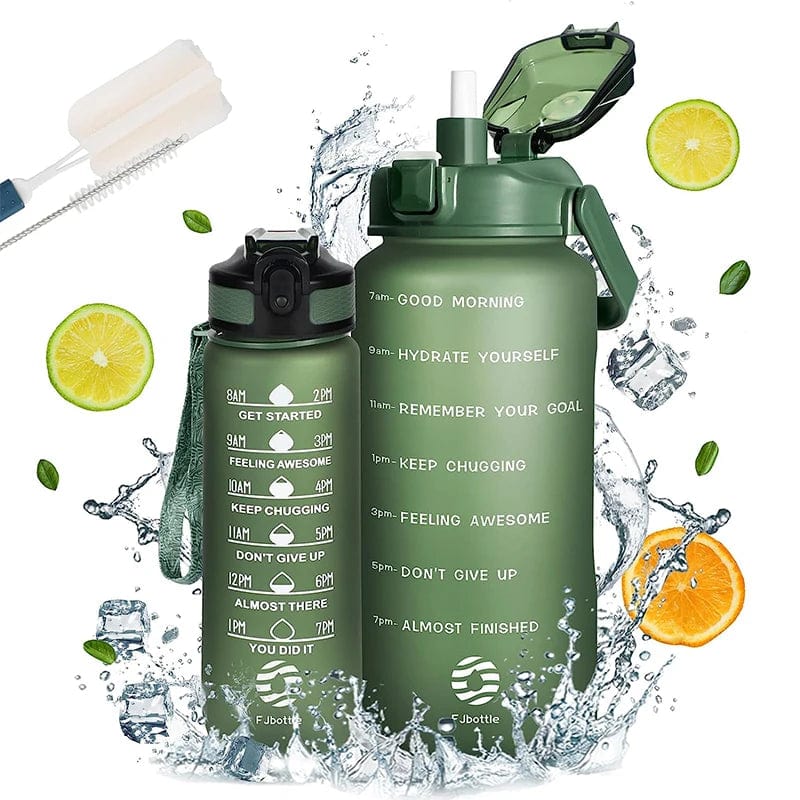 Gourde de Sport Plastique Tritan Adulte 2800ml Green / CHINA / 2000-2800ml