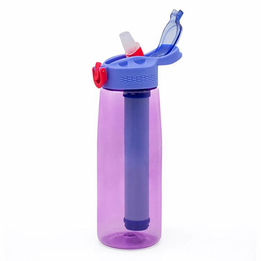 Gourde Filtrante Plastique 700ml Purple / CHINA