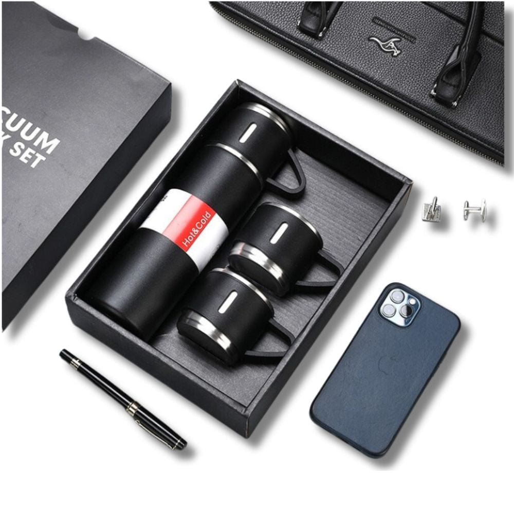 Gourde Isotherme Inox Argenté 500ml silver set