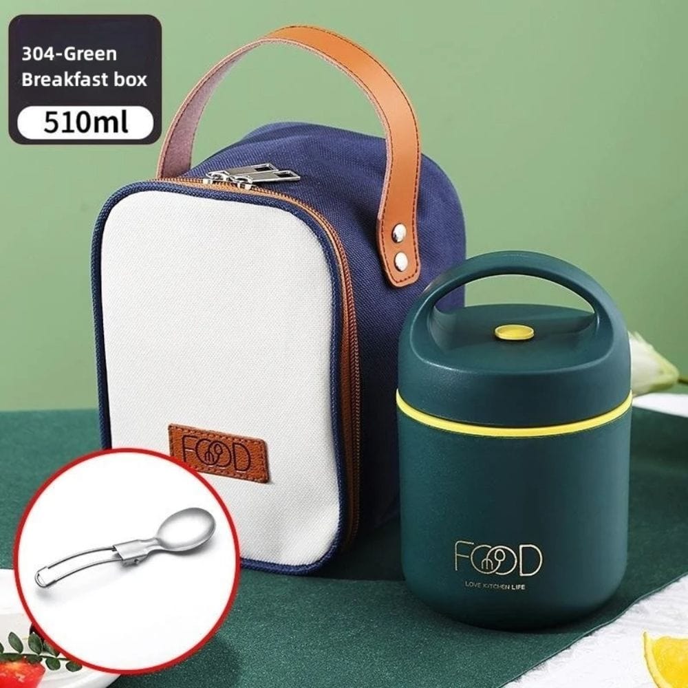Gourde Isotherme Lunch Box 304 Inox 510ml 1 Green