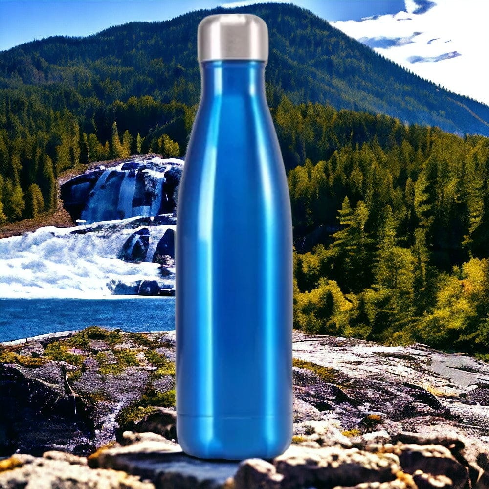 Gourde Isotherme Réutilisable en Inox 1000ml blue