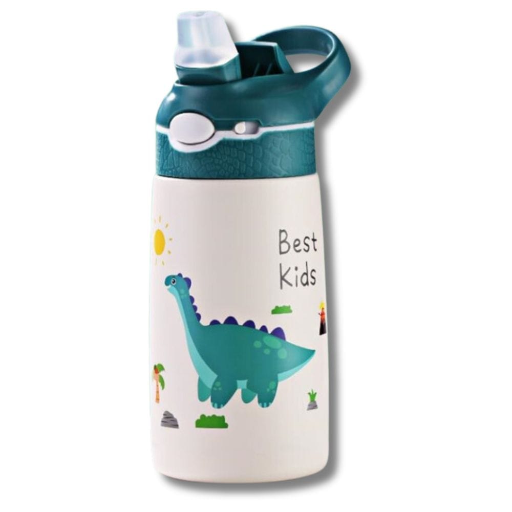 Gourde Isothermique Enfant Vert avec Sac 400ml Vert