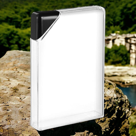 Gourde Plate Transparente Blanc 450ml Blanc