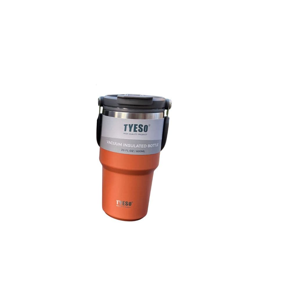 Gourde Tyeso Isotherme Acier Inoxydable 600ml Orange-1pcs