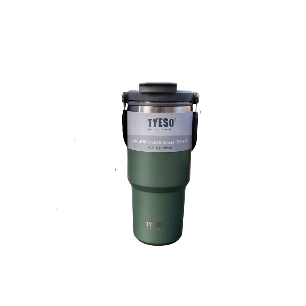 Gourde Tyeso Isotherme Acier Inoxydable 750ml Green-1pcs