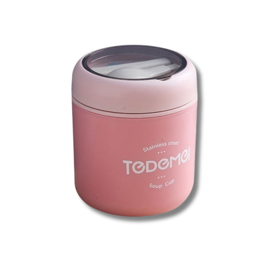 Lunch Box Gourde Isotherme Enfant Rose 530ml Rose