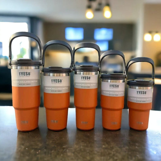 Mugs Isotherme en Inox Orange pour Café Orange-1pcs / 600ML