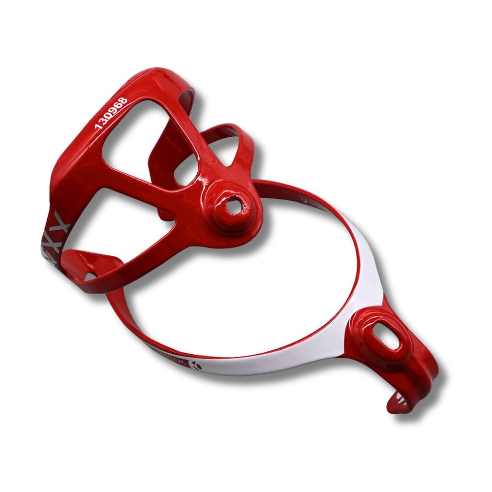 Porte-gourde Fibre de Carbone Ultraléger Rouge Rouge