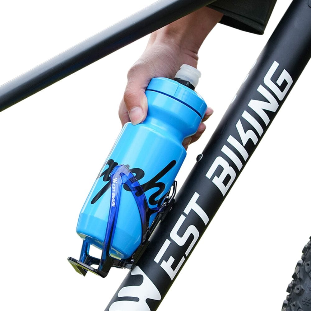 Porte Gourde pour Vélo en Bleu et Noir Bleu et Noir