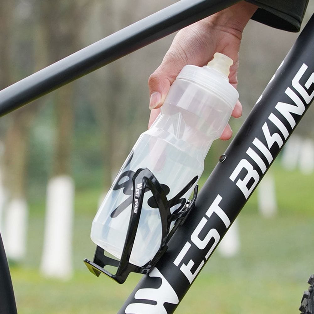 Porte Gourde pour Vélo en Plastique Noir Noir